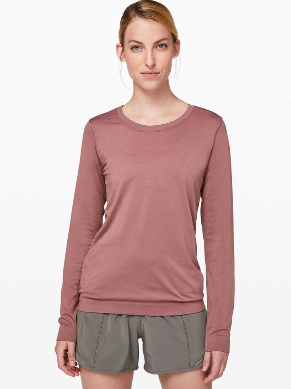 lululemon athletica Swiftly Tech Long Sleeve In Red Dust